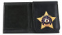 Boston Leather 575 Badge Wallet with Flip Up Badge Holder  575-S 
