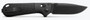 Benchmade 430BK-02 Redoubt Drop-Point Plain Edge Black Grivory Folding Knife  430BK-02 610953211516