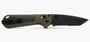 Benchmade 431SBK-1 Redoubt Tanto Combo Edge Ranger Green/Forest Green Grivory Folding Knife  431SBK-1 610953206802
