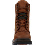 Rocky RKW0407 Rams Horn Men's Dark Brown Composite Toe Western Boot  RKW0407 