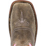 Rocky RKW0408C Little Kids' Legacy 32 Brown and Pink Waterproof Western Boot  RKW0408C 