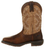 Durango Workhorse Men's Steel Toe Saddle Brown And Peanut Western Work Boot  DDB0184 