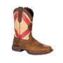Durango Rebel Men's Saddle Brown And Florida Flag Western Boot  DDB0233 