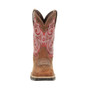 Durango Lady Rebel Work Women's Brown and Red Waterproof Composite Toe Western Boot  DRD0220 