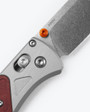 Benchmade 535-09 Ash Grey/Redstone Bugout Drop Point Folding Knife  535-09 610953212339