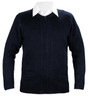 First Class Uniforms Unisex Zip-Front Crewneck Cardigan Sweater  BSV01 