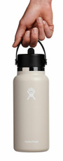 Hydro Flask 32 oz Wide Mouth with Flex Straw Cap - Oat  HDF-DTC-W32BFS114 810096851208