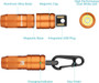 Olight Imini 2 Rechargeable 50 Lumen Mini Flashlight  IMINI2 