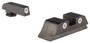 Trijicon - GL01 - Bright & Tough Night Sights - Glock Standard Frames  TJ-GL01 