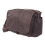 Rothco Brown Leather Classic Messenger Bag - LA Police Gear