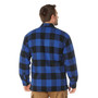 Rothco Extra Heavyweight Buffalo Plaid Sherpa Lined Flannel Shirt - LA Police Gear