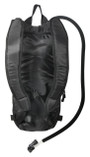 Rothco Rapid Trek Hydration Pack 2865 613902928657, black water hydration pack with adjustable straps and a drinking tube for outdoor activities.