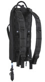 Rothco MOLLE Attachable Hydration Pack 2964, black tactical hydration backpack with MOLLE webbing and attachment points for hydration system.