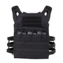 Rothco Lightweight Armor Plate Carrier Vest LAPCV, tactical black vest with adjustable straps and multiple magazine pouches.