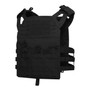 Rothco Laser Cut MOLLE Lightweight Armor Carrier Vest LCMLACV, black tactical vest with laser cut MOLLE webbing for modular gear attachment.