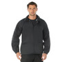 Rothco Lined Coaches Security Jacket LCSJ, a black, insulated jacket worn by a male model for security and outdoor activities.