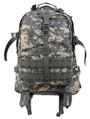Rothco Large Camo Transport Pack LCTP, tactical large camouflage backpack with multiple compartments and adjustable straps.