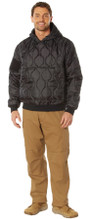 Rothco Quilted Woobie Hooded Sweatshirt - LA Police Gear