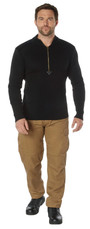Rothco Quarter Zip Acrylic Commando Sweater - LA Police Gear