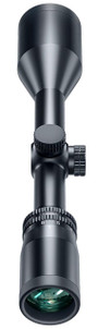 Bushnell 3-9x50 R3 Multi-X Reticle Riflescope, close-up view showing the black scope with adjustment knobs and objective lens.