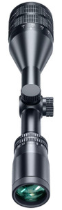Bushnell 6-18x50 R3 DOA Quick Ballistic Reticle Riflescope, black scope with adjustable zoom and reticle markings for precision shooting.