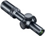 Bushnell 1-6x24 R5 Illuminated DD2-QA Reticle Riflescope, product image showing a black, compact riflescope with adjustable turrets and illuminated reticle, designed for precision shooting.