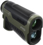 Bushnell R5 2000 AB Laser Rangefinder, compact handheld device with dual lenses and black and green exterior for precise distance measurement.