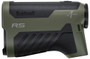 Bushnell R5 2000 AB Laser Rangefinder, compact green and black device used for precise distance measurement with ergonomic design.