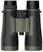 Bushnell 8x42 R5 Roof Prism Binocular, olive green and black binoculars with textured grips and central focus wheel.