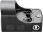 Bushnell RXS-100 Reflex Sight, compact black sight with adjustment dial and mounting screws for firearm optics.