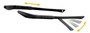 ESS ICE 2x Black with Hi-Def Copper, Smoke Gray, and Clear Protection System, advanced protective motorcycle eyewear with adjustable arms and durable design.