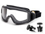 ESS ESS FirePro Structural TS, safety goggles set with adjustable strap, nose bridge, and interchangeable accessories.