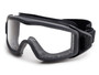ESS FirePro Structural FS, protective safety goggles with black frame and clear lenses.