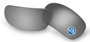 ESS 5B Lens Polarized Mirrored Gray, polarized mirrored gray lens for eyewear with ANZI Z87+ safety standards.