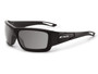 ESS Credence Sunglasses, ESS-EE9015, black sports sunglasses with rectangular gray lenses and sleek frame design.