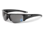 ESS Crowbar Tactical Sunglasses ESS-EE9019, black sports sunglasses with polarized impact-resistant lenses.