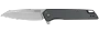 Kershaw Misdirect XL Flipper Folding Knife 1441-KER, stainless steel blade with black handle and thumb bar for quick deployment.