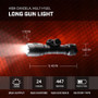 Streamlight ProTac Rail Mount HL-X Pro Gun Light PTRMHLXP, tactical flashlight with mounting rail and LED light beam.