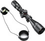 Simmons 4-12x40 Pro Hunter Riflescope, black scope with adjustable magnification and lens cap attached