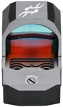 Simmons 1x25 Pro Target Reflex Red Dot Sight, close-up view showing the lens, adjustment knob, and protective housing.