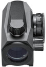 Simmons 1x20 Pro Target Tube Red Dot Sight, black tactical sight with adjustable brightness dials and magnification lens for rifles.