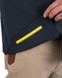 Iron & Haft Tradesman Short Sleeve Stretch Canvas Work Shirt TRADESMAN-SSS, close-up of person measuring pocket with yellow ruler
