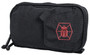 Kitanica Flip Admin Pouch 112-KN, black tactical utility pouch with embroidered red logo of a beetle inside a hexagon, exterior zippered pocket, and durable fabric.