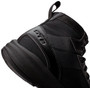 OTB Boots Fusion 6 Black Tactical Boot, close-up view showing black synthetic leather and mesh upper, durable sole, and lace-up design for tactical or outdoor use.