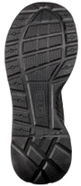 OTB Boots Fusion 6 Black Tactical Boot, close-up view of the black rubber sole featuring a textured tread pattern for durability and grip.