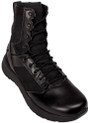 OTB Boots Fusion 8 Black Tactical Boot, durable black tactical boot with lace-up design, rugged sole, and high ankle support for tactical and outdoor activities.
