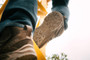 OTB Boots Incline Mid Waterproof Tactical Boot, close-up view of sturdy, waterproof boot sole designed for rugged outdoor use.