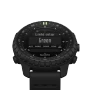 Suunto Core 2 Classic Outdoor Watch, digital display showing light color setting in green.