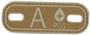 5ive Star Gear Blood Type Morale Patch A+ Coyote/Tan