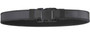 Bianchi Black 1.75 Gun Belt with black buckle profile